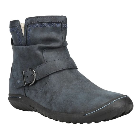JBU Dottie Weather Ready Zippered Booties Blue Women's Size 8.5
